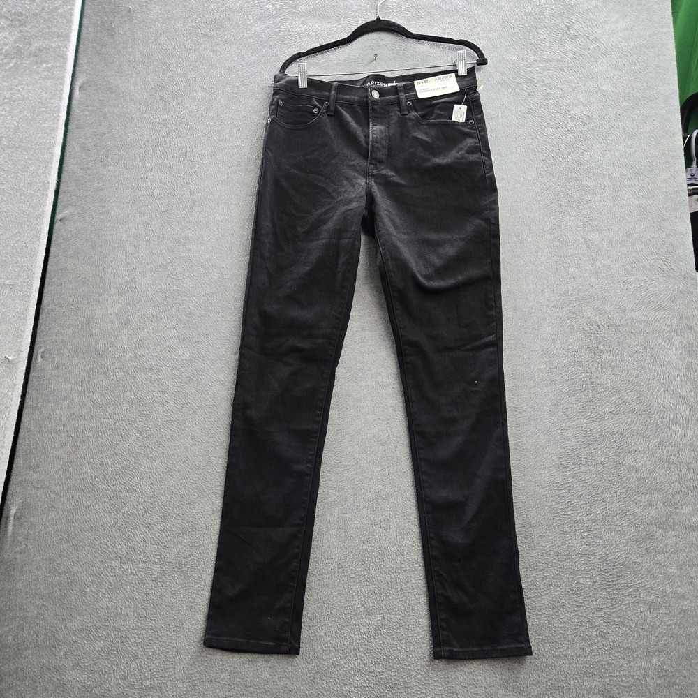 Arizona‎ Jean Co. Men Jeans 32X32 Black Denim Skinny Advance Flex NWT